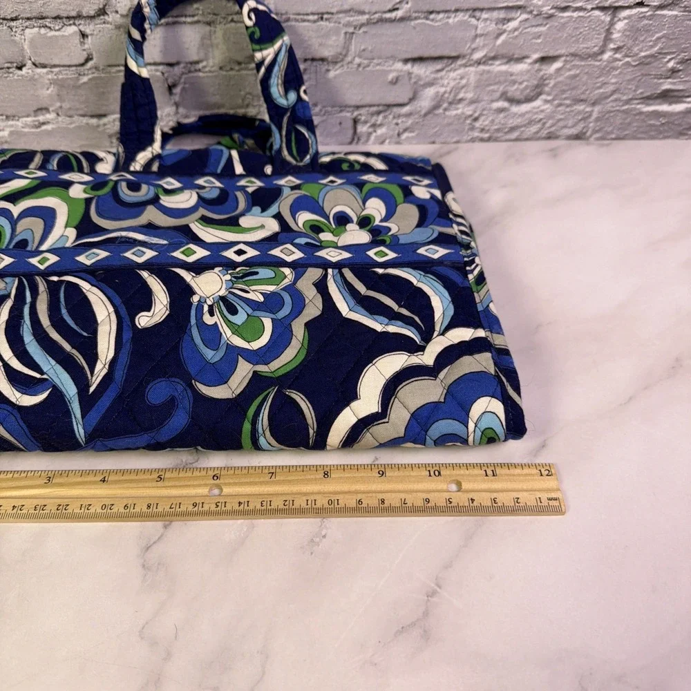 Vera Bradley Hanging Makeup Organizer Multicolor Paisley, Zipper, Handle